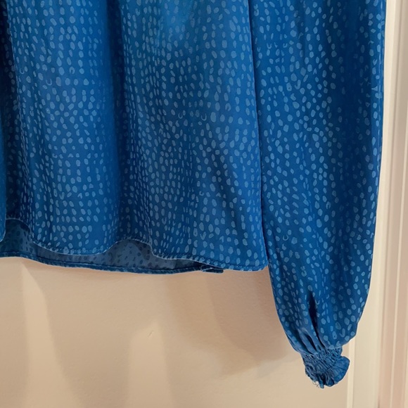 White House Black Market Spring Work Blouse Small - Picture 4 of 6